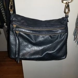 Margot Double Flap Crossbody Leather Bag